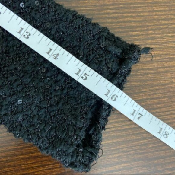 Zara Knit Women’s Two Layer Sequin Crew Neck Sweater Size Medium. - Picture 11 of 11